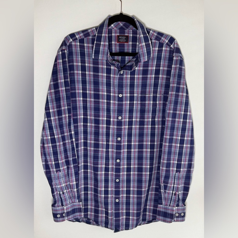 Untuckit button down shirt • Men’s XL tall regular fit